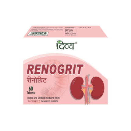 Patanjali Divya Renogrit is a natural herbal formulation designed to support kidney health and promote proper kidney function.