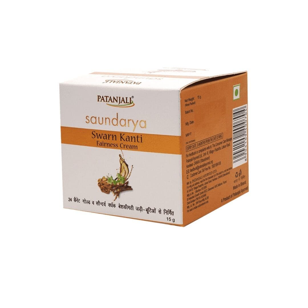 Patanjali Swarna Kanti Cream 15 G Kapeefit Shop